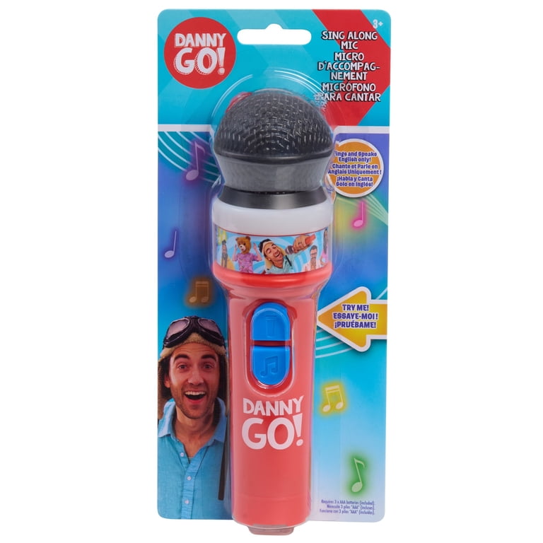 Danny Go! Sing Along Mic, Interactive Light-Up Microphone Toy with