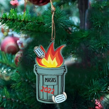 Black Friday Deals 2022 Dumpster Fire Christmas Ornament Christmas Tree Wooden Pendants | Walmart Canada