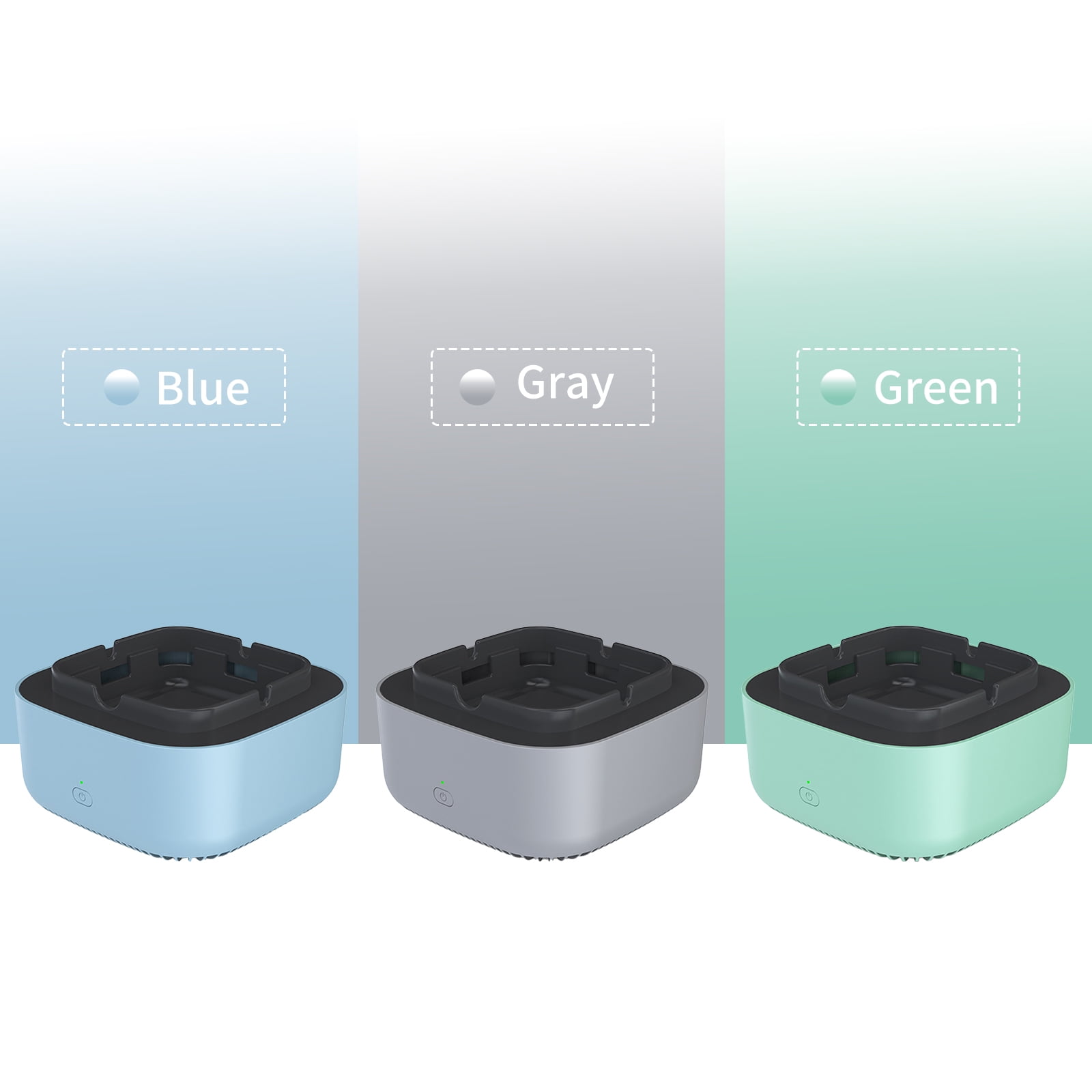 Multifunctional Smokeless Ashtray Negative Ion Air Fresher Smoke Grabber Air Humidifier Ash Tray for Smoker Home Office Car