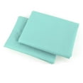 thumbnail image 2 of The Great American Store- 1800 Series Double Brushed Microfiber (Pack of 2) Solid Light Blue Envelope Closure Pillowcases - King (20" X 40", 2 of 4