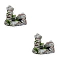 thumbnail image 1 of maskred 1/2/3/5 Resin Rockery Ornament Fish Tank Excellent Materials Long-lasting Colors And Simulation Cave Has D 2PCS, 1 of 6