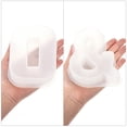 thumbnail image 5 of Molde de Letras 3D Grande de 5 Pulgadas Uxcell, Molde de Letras de Silicona para Arte en Resina Epóxica Decoración de Manualidades Blanca O, 5 of 5