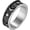 Silver, variant on 8mm Moon Star Sun Statement Ring Stainless Steel Boho Jewelry for Women Men