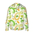 thumbnail image 2 of Picia St Patrick's Day1 Women's Men's UPF 50+ Sun Protection Hoodie Shirt Long Sleeve SPF Fishing Outdoor UV Hiking Lightweight Shirts-Large, 2 of 9