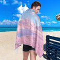 thumbnail image 5 of Quick-Dry Beach Towel 30"x60" Sandless Travel Towels with Carry Pouch for Beach, Pool and Travel Pink Fairy Tale World, 5 of 9