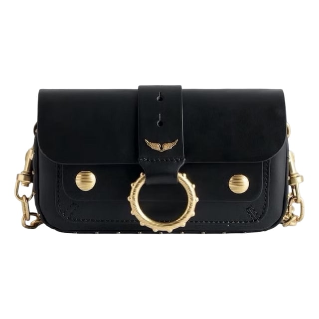 Bolsa Crossbody Mini Zadig Voltaire Kate Wallet Negra
