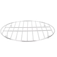 thumbnail image 3 of Grille à Viande en Acier Inoxydable Ronde Portable pour Poisson Légumes Rôtissoire à Pizza - 28cm (Sans Plateau de Cuisson Noir), 3 of 8
