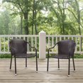 thumbnail image 2 of Bowery Hill Chaise de Patio en Osier Marron (Ensemble de 2), 2 of 3