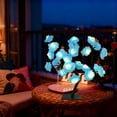 thumbnail image 5 of Euaioeiu Romantic Rose Tree Lamp with 24 LED Warm White Lights, USB Powered Night Light for Bedroom Decor, Valentine's Day Party, Home Ambiance, 182 Inches Tall, 5 of 6