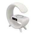 thumbnail image 2 of Altavoz Bluetooth, luz nocturna LED, carga inalámbrica, despertador inteligente con amanecer, lámpara ambiental para dormitorio y mesita de noche., 2 of 14