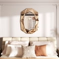thumbnail image 5 of LUVODI Modern Art Mirror with Beveled Edge Frame Geometric Bathroom Wall Mirror 28 x 39 inch, 5 of 8