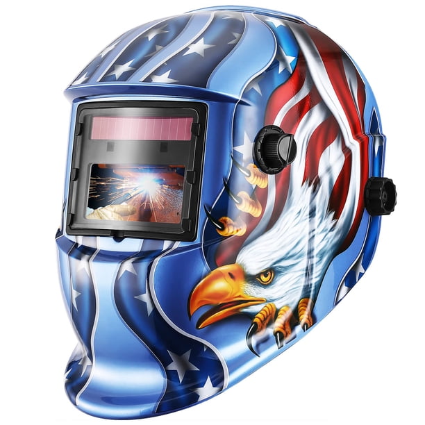 Casco de soldadura DEKOPRO Auto Darkening True Color Blue Eagle