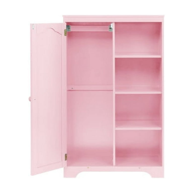 Little girl's dream closet pink rug  Custom Wooden Cabinets and Furniture