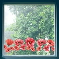 thumbnail image 7 of 46x15/116x38cm Large Floral Window Clings Double Sided Nature Flowers Window Decals Spring Window Stickers Non Adhesive Static Vinyl Film for Glass Sliding Door Prevent Bird Strikes Making DIY, 7 of 7