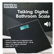 Handy Solutions Talking Digital Bathroom Scale with Voice Assistant