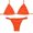 Orange, variant on Ketyyh-chn99 Bikini Sets for Women 2024 Bikini Tops Women's Triangle Bikini Floral String Bikini Set Two Piece Swimsuit Bathing Suits White,XL