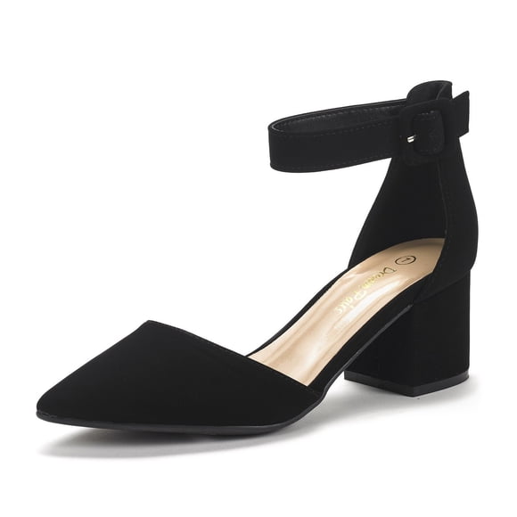 Zapatos DREAM PAIRS ANNEE Tacones Negros de Punta