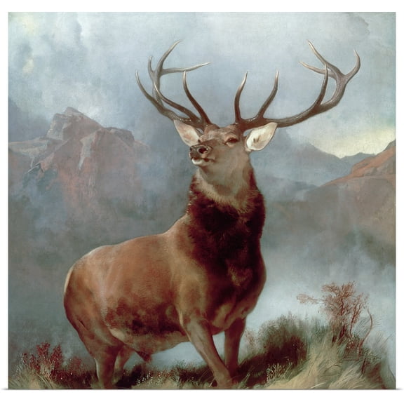 Great BIG Canvas | Rolled Poster Print entitled Monarch of the Glen, 1851