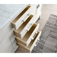 thumbnail image 4 of Ari Kitchen & Bath Danny 72" Solid Wood Bathroom Vanity in White, 4 of 6