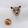 thumbnail image 4 of fenteer 4x1pc Leopard Head Mens Shirt Collar Tip Stud Clip Lapel Pin Brooch Gold 4 Pcs, 4 of 5