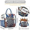 thumbnail image 5 of Tribal Patterns Aesthetic Room Decor Cooler Bag - Large Waterproof Food Storage, 5 of 5