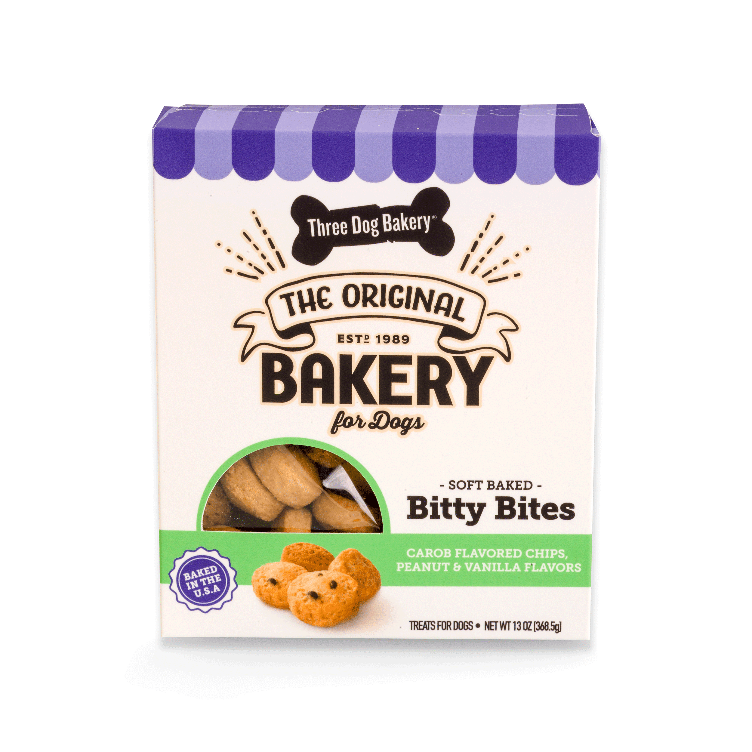 Three Dog Bakery Bitty Bites Trio Dog Treats 13 Oz Walmart Com