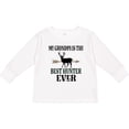 thumbnail image 3 of Inktastic Deer Hunting Grandpa Best Hunter Ever Boys Long Sleeve Toddler T-Shirt, 3 of 5