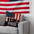 thumbnail image 3 of Memorial Day Decorations Pillow Cases, America Flag Double Sides Print Cushion Cover for Bed Sofa Cartoons Tetragonum Couch Pillow Cover, 3 of 5