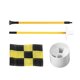 thumbnail image 5 of Bandera de green de golf y copa para hoyo, bandera de golf, juego de copa para hoyo, copa para putting de golf, amarillo negro, 5 of 9