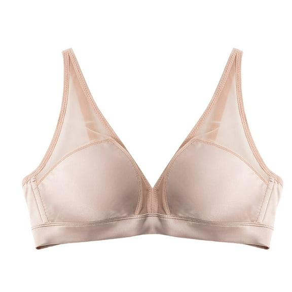 FOLOYORI 1Pcs Comfortable Silk Lingerie for Women Daily Wear Pink