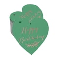 thumbnail image 1 of Inkdotpot Real Rose Gold Foil Happy Birthday Tag Favor Hang Paper Tag 100 Pieces, 1 of 1