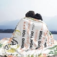 thumbnail image 4 of WERTY 40th Birthday Gifts for Women Lightweight Flannel Blanket 40th Birthday Decorations 40 Year Old Gifts for Wife Mom Sister Soft Warm Plush Blanket Fleece for Couch Bed 60x50, 4 of 6