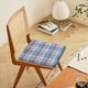 thumbnail image 4 of Cojín de lino, 1 pieza, cojines para silla de comedor, cojín para silla, desmontable y lavable, cojín para silla de casa u oficina, almohadilla de esponja gruesa, diseños de correa antideslizante, alm, 4 of 6
