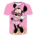 thumbnail image 2 of Camisetas Kawaii con estampado 3D de Disney Mickey Mouse para niños, camiseta de verano a la moda con dibujos animados, camiseta holgada con cuello redondo para niños y niñas, Tops13T Gao Jinjia LED, 2 of 2