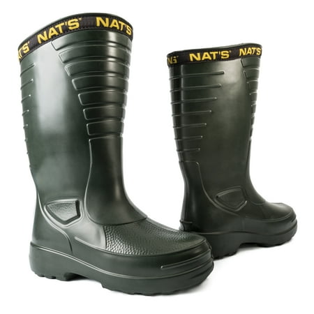 NAT'S EVA Summer Boots for men 15'' Men - Fishing, Hunting Green 10 (Best Mens Boots For Summer)