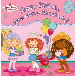 Strawberry Birthday Party Decorations Set Include Strawberry Shortcake  Birthday Banner Cake Toppers Balloons Paper Pompoms and Fans for Kids Girl