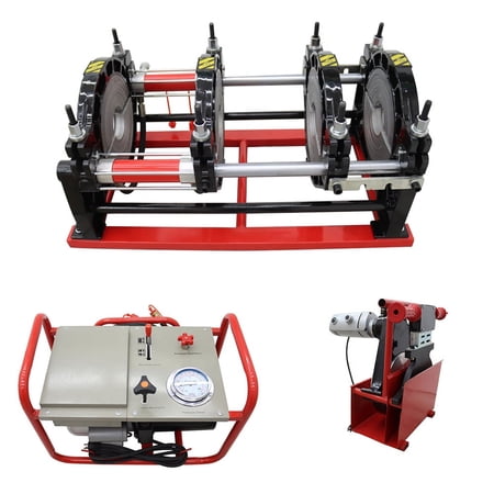 Hydraulic Hand Cranked Pipeline Hot Melt Machine 4 Rings for PE PPR PB Pipeline Melting