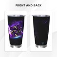 thumbnail image 3 of Saiise Geometry Dash Print Tumbler 20 Oz Stainless Steel Vacuum Insulated with Straw Coffee Cup for Home,Office,Outdoor Works Great for Ice Drinks and Hot Beverage, 3 of 8