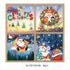 thumbnail image 1 of Pegatinas de Navidad para ventana, decoración del hogar, pegatinas electrostáticas de copos de nieve, Papá Noel, alce, muñeco de nieve, 1 of 4