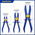 thumbnail image 2 of Juego de alicates con pinza para mangueras flexibles Evertools, 6 unidades, 2 of 6