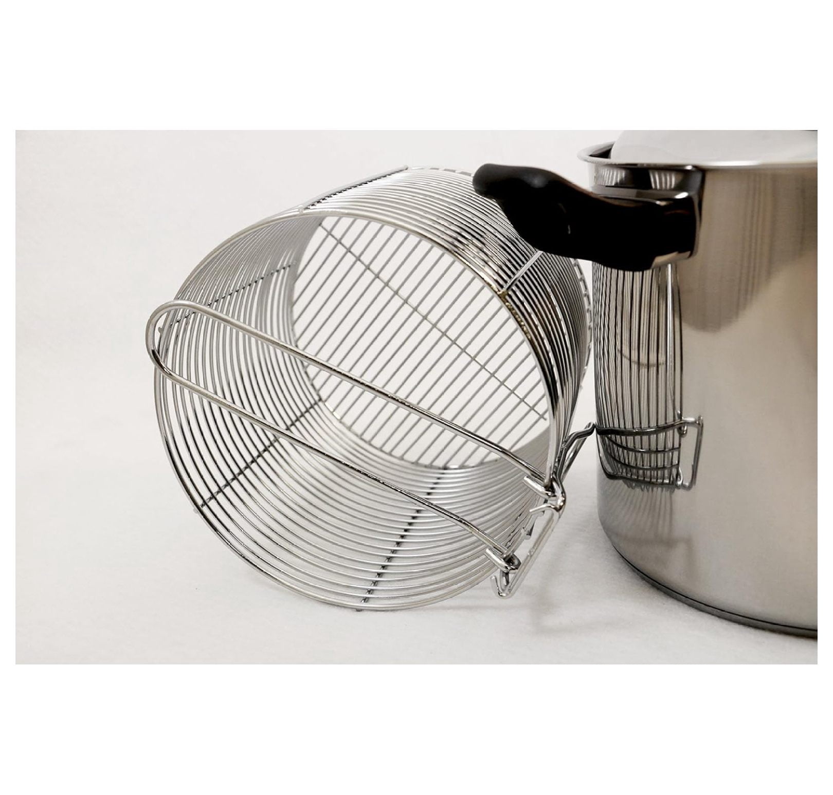 6 Quart Stainless Steel Stove Top Deep Fryer,Silver