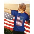 thumbnail image 6 of Men's Patriotic Shirt - Distressed USA Flag Tshirt - America T-Shirt - Cotton Blend Fabric - Crew Neck and Short Sleeve Design - 4th of July Clothing - Independence Day Shirt - XXX-Large Blue, 6 of 8