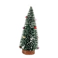 thumbnail image 1 of Mini Christmas Tree with Wood Base Colorful Beads Simulation Pine Needle Cedar Tree Ornament Cute Desktop Christmas Tree Home Table Decoration New Year Gift, 1 of 7