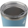 thumbnail image 4 of ThermoFlask Drinkware Collection - 16 oz Insulated Beer Tumbler Mug with Leakproof Push N Sip Lid, Dusty Blue, 4 of 5