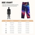 thumbnail image 3 of Balery Cosmic Cat Psychedelic Journey Pantalones de pijama para mujer, pijamas ultraligeros, pantalones de estar por casa-Medium, 3 of 6