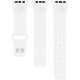 thumbnail image 2 of White Chicago Blackhawks Debossed Silicone Apple Watch Band, 2 of 3