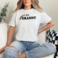 thumbnail image 2 of World's Best Granny Stylish Statement, White Comfort Colors T-Shirt, Small, 2 of 3