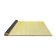 thumbnail image 2 of Ahgly Company Indoor Rectangle Solid Yellow Modern Area Rugs, 8' x 12', 2 of 4