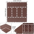 thumbnail image 3 of Plastic Deck Tiles 44 Packs All-Weather Waterproof 12x12 Inch, 3 of 10