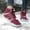 Wine, variant on Winter Ankle Boots Couples Fashion Lined On Lace Up Design Comfortable Warm Boots For Cold Weather Outdoor Daily Wear Durable Lightweight Non Sole